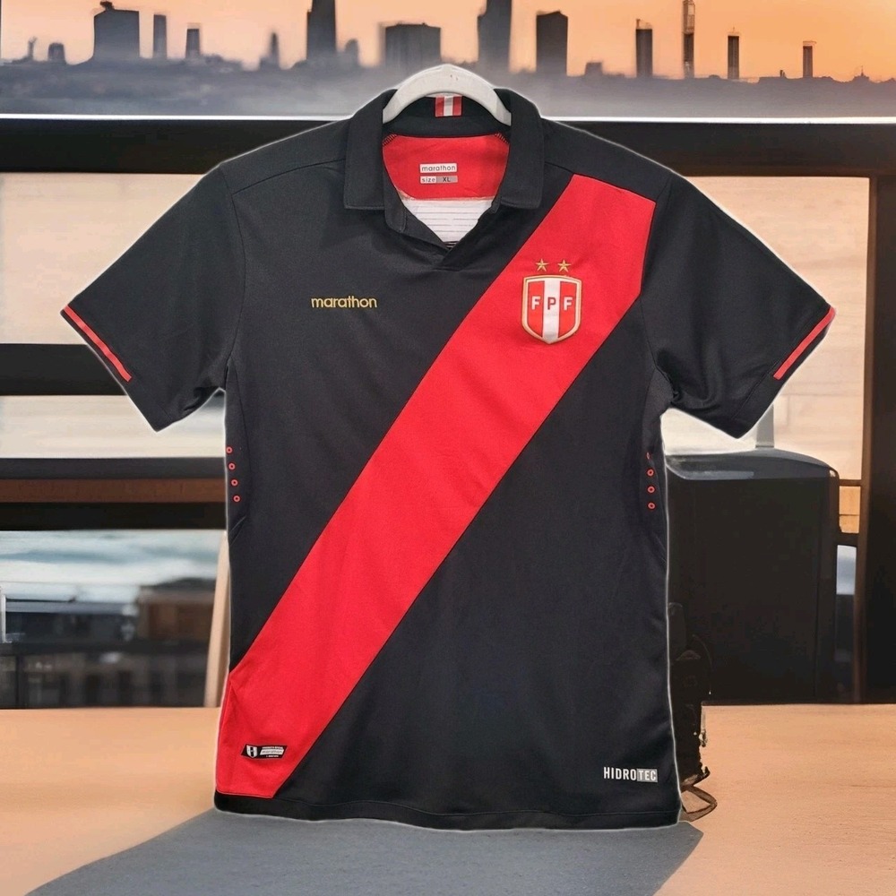 Marathon PFP Hidrotec Soccer Sports Jersey Youths XL Peru Futbol